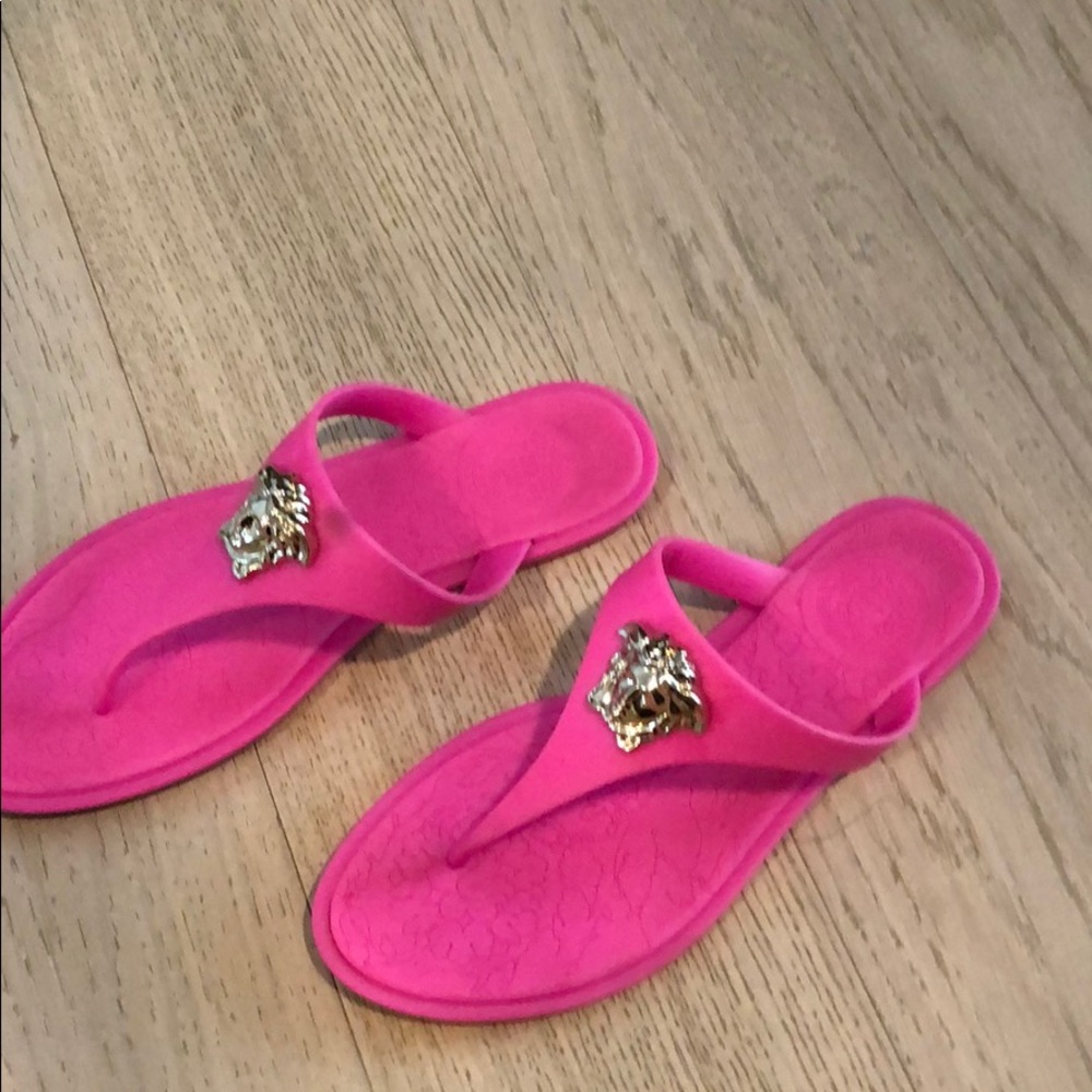 Versace flip flops